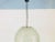 Mid-Century Modern 1960s Mid-Century Modern Doria Ice Glass Ball Pendant Lamp, Germany For Sale - Image 3 of 10