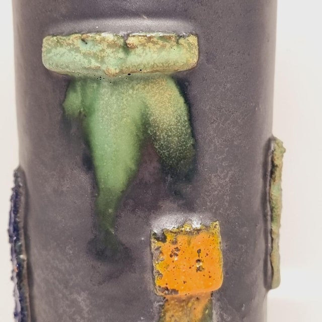 Ceramic Vase with Geometric Decoration, 1960s For Sale - Image 12 of 14