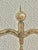 Vintage Italian Hollywood Regency Brass Balance Scale With Floral Enamel Decoration For Sale - Image 4 of 8