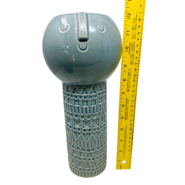 Vintage West Elm Atelier Stella 12" Ceramic Vase Made in Portugal For Sale In Tampa - Image 6 of 11