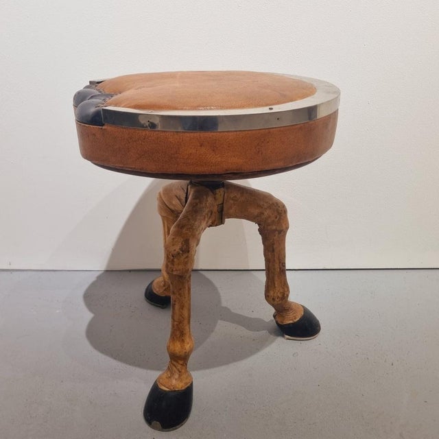 Goat-Legged Stool, 20th Century For Sale - Image 4 of 16