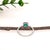 2020s Colombian Emerald Ring With Natural Diamonds: Solid 14k Gold, Emerald Cut 6x4mm, Size 6.75 For Sale - Image 5 of 6