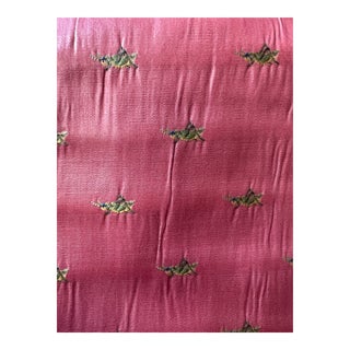 Brunschwig and Fils Grasshopper Laminated Fabric For Sale