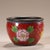 Late 19th Century Cloisonné Enamel Bowl With Fortune Character, 340g For Sale - Image 4 of 9