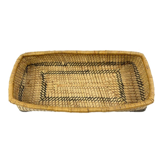 Early 20th Century Tonga Basketry Tray Zambia MATTER COLLECTION For Sale