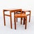 Mid-Century Modern Restored 1960s Danish Mid Century Modern Teak Floating Top Nesting Tables For Sale - Image 3 of 10