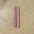 Chinoiserie Bamboo Taper Candles in Radiant Orchid - A Pair For Sale - Image 3 of 3