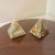 1970s Pair of Vintage Green Onyx Pyramid Bookends For Sale - Image 5 of 9