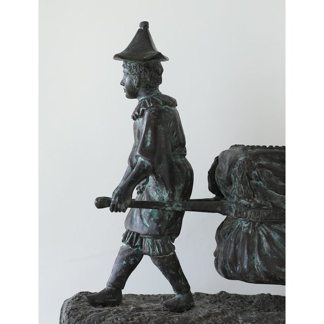 1990s Maitland-Smith Bronze Sculpture of Boys With a Litter For Sale In West Palm - Image 6 of 16