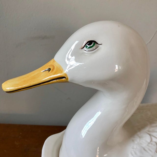 Vintage Italian Pottery Duck Tureen Chairish