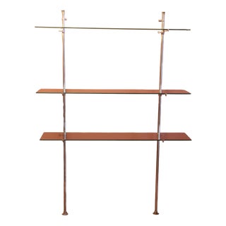 French Art Deco Etagere in Metal and Glass, 1930s For Sale