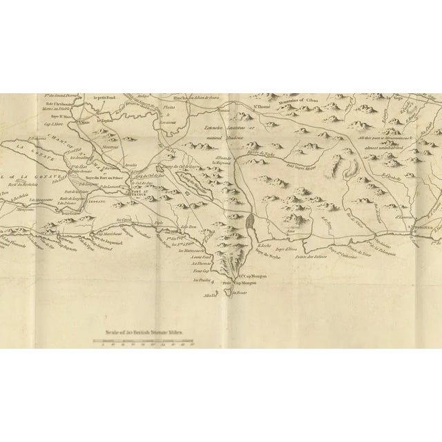 Map of Saint Domingue, Haiti and Dominican Republic, 1793 For Sale - Image 3 of 10