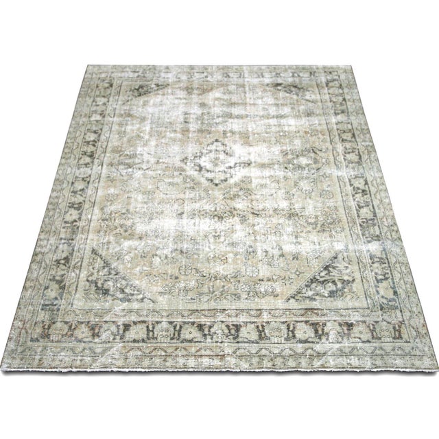 1960s 1960s Persian Mahal Rug For Sale - Image 5 of 6