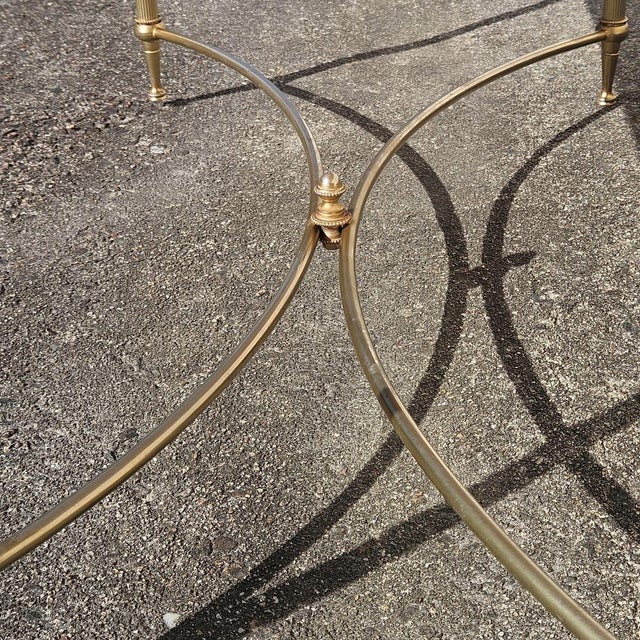 Vintage Marble Coffee Table from Maison Jansen For Sale - Image 12 of 18