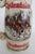 Budweiser Beer Stein Clydesdales Horses Relief Ceramarte Brazil 1980s Mug 4826b For Sale In Miami - Image 6 of 14