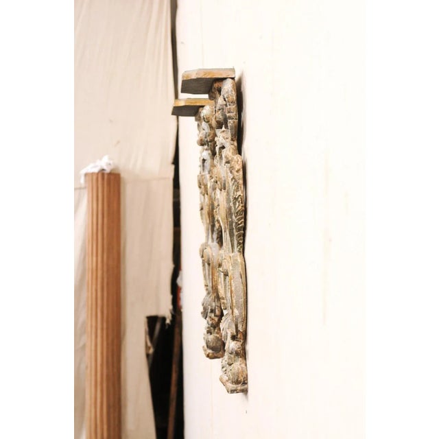 Pair of 18th Century Italian Pierce-Carved Wall Corbels For Sale - Image 10 of 10