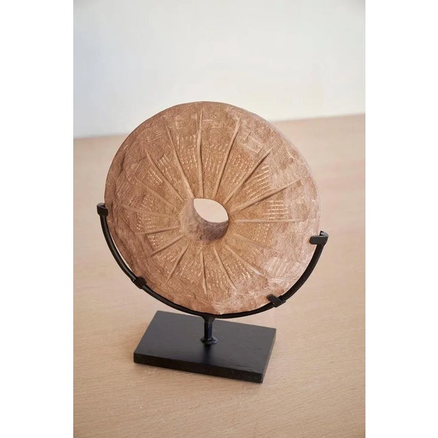Contemporary Small the Wheel of Time Sculpture by Jean-Baptiste Van Den Heede For Sale - Image 3 of 9