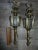 Goldenrod Art Deco Brass Coach Sconces, Set of 2 For Sale - Image 8 of 8