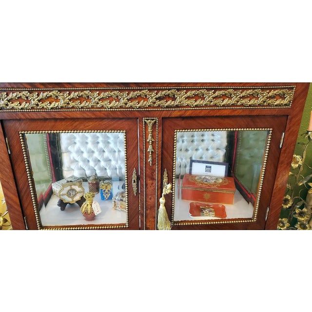 19th Century French Boudoir Vitrine For Sale - Image 9 of 13