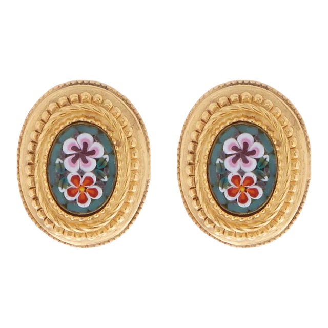 Renata 24K Gold Electroplate Earrings - 2 Pieces For Sale