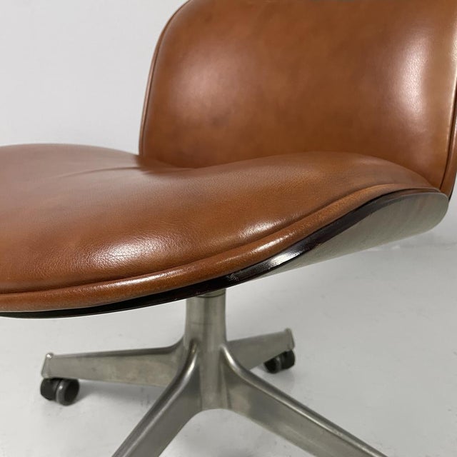 Italian Modern Office Chair by Ico Parisi for Mim, 1970s For Sale - Image 9 of 18