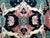 6ft 8in × 8ft Heriz Floral Medallion Area Rug For Sale - Image 10 of 12