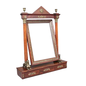 Large French Empire Mahagony & Ormolu Dressing Mirror, 1820s