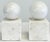 Vintage Alabaster Block Orb Bookends, a Pair For Sale In Kansas City - Image 6 of 12