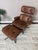 Gorgeous Herman Miller Eames style lounger by Charlton, known as the best Eames reproduction/copycat brand of the mid...