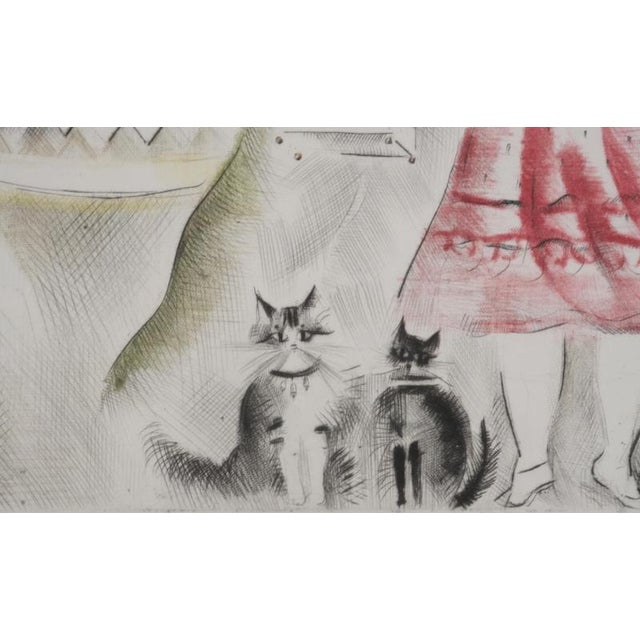 Mily Possoz, The Funfair, Original Signed Engraving For Sale - Image 6 of 12