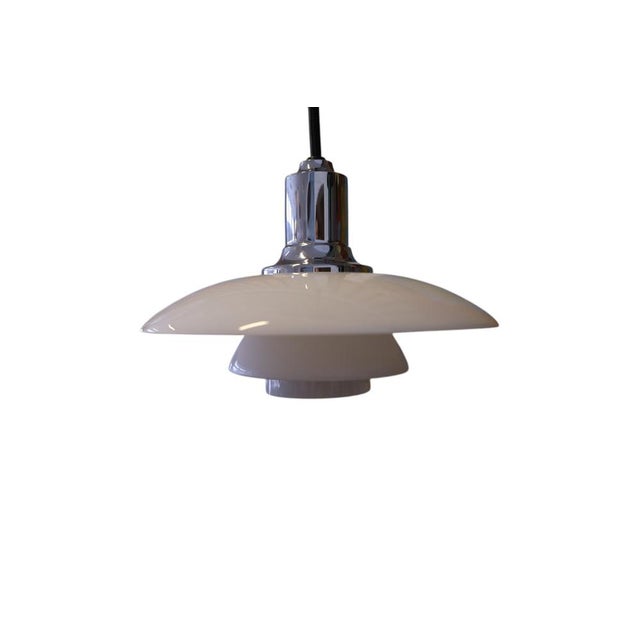 PH 2/1 Pendant in Opal Glass Poul Henningsen for Louis Poulsen, 1960s For Sale - Image 14 of 14