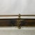 Antique Grecian War Scened Floral Pierced Claw Foot Brass Fireplace Fender For Sale - Image 12 of 13
