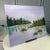 2020s Be Still My Heart Acrylic Painting 11" X 14" Serene Lake Mixed Media Landscape For Sale - Image 5 of 6