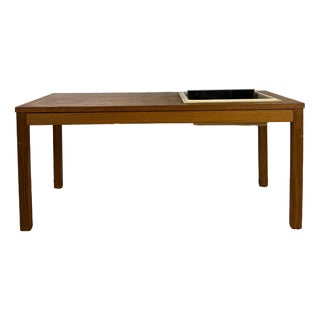 Scandinavian Teak Coffee Table with Planter, 1960 For Sale
