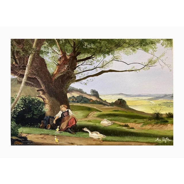 Easter’s Dream, 20” x 30” inches, oil on canvas This piece is attributed to the mentioned designer/maker. It has no...