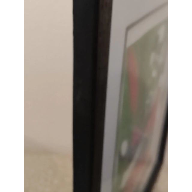 Contemporary "Black & White Swirl 1" ~ Contemporary Acrylic Painting on Paper, Framed With Glass For Sale - Image 3 of 7