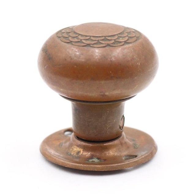 Art Deco Vintage Art Deco Sager Dummy Door Knob Set For Sale - Image 3 of 4