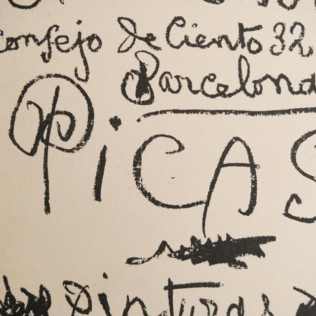 Original Exhibition Catalog Paintings attributed to Pablo Picasso, Sala Gaspar, 1968 For Sale - Image 4 of 12