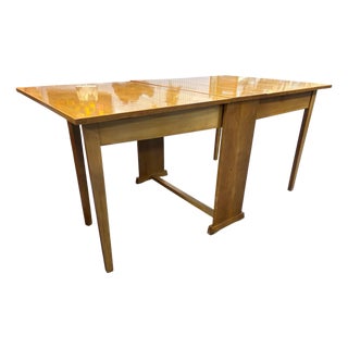 MCM Drop Leaf Table by Kapsukas Furniture Lithuania For Sale