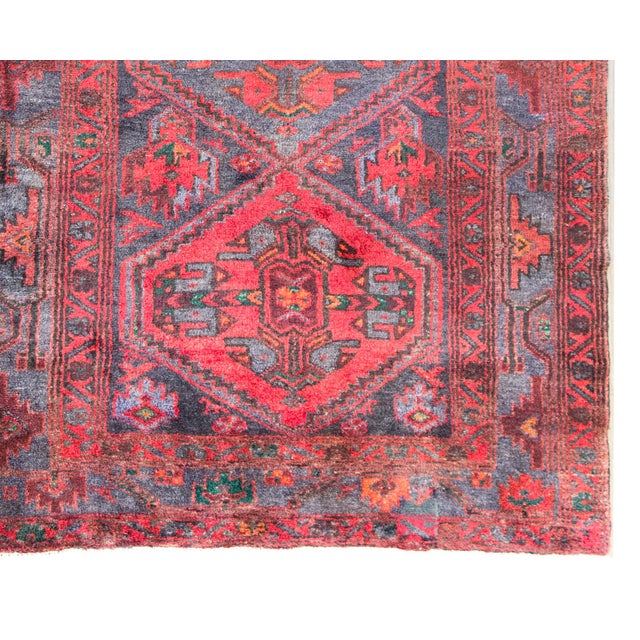 Mid-20th Century Persian Mazleghan Rug For Sale - Image 11 of 15