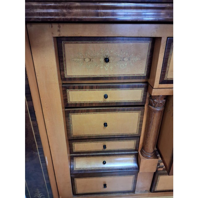 Tulip Secretary Desk with Drop-Front, 1950s For Sale - Image 16 of 18