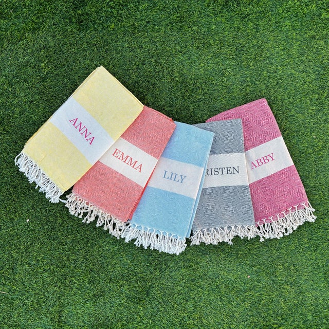 Textile Turkish Cotton Beach Towel – Premium Bath Textile For Sale - Image 7 of 10