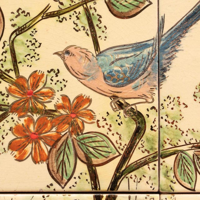 Hand-Painted Ceramic Artwork by Diaz Costa, 1960s For Sale - Image 4 of 8