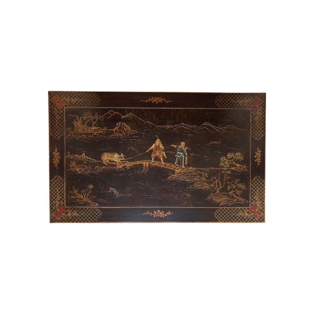 Henredon Henredon Tea Table With Sliding Trays For Sale - Image 4 of 13