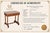 Mid 19th Century Italian Walnut Writing Table with Inlay and Drawer from Bassanos Ebanistery, Asolo, 1850 For Sale - Image 5 of 6