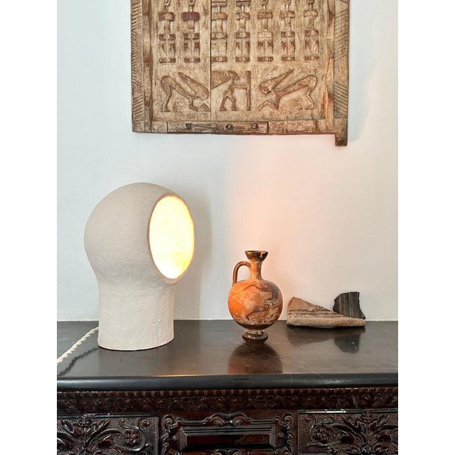Charlotte Perriand Nuvole I Ceramic Table Lamp by Renzo Maar For Sale - Image 4 of 13