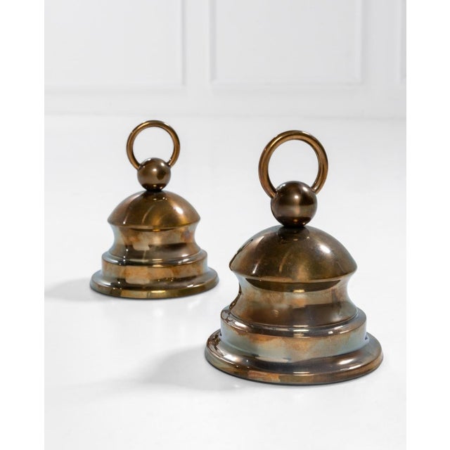 Mid-Century Modern Brass Doorstop by Luigi Caccia Dominioni for Azucena, 1950s For Sale - Image 11 of 11