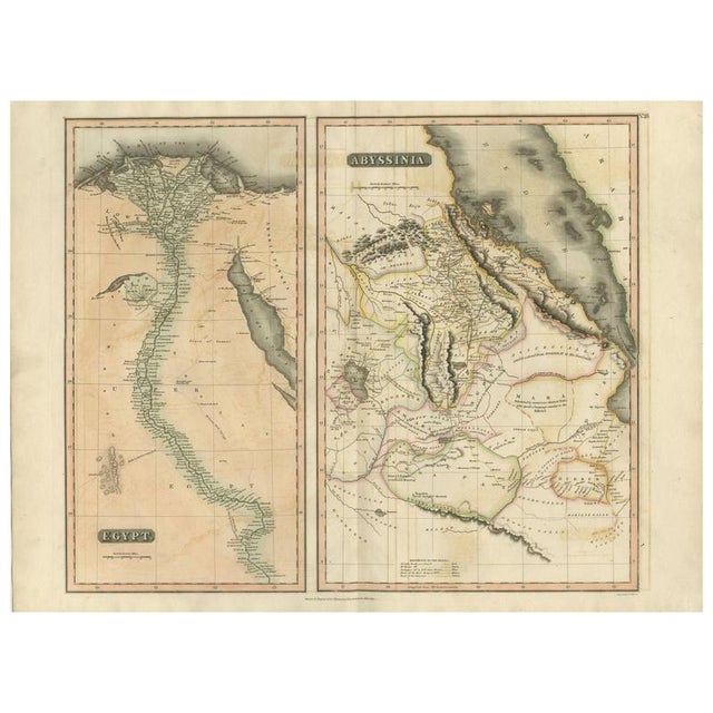 Egypt and Abyssinia with Nile Valley and Horn of Africa Maps, 1817 For Sale - Image 9 of 9
