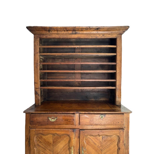 Mid 19th Century French Antique Vaisselier Two Door Buffet Cabinet For Sale - Image 4 of 12