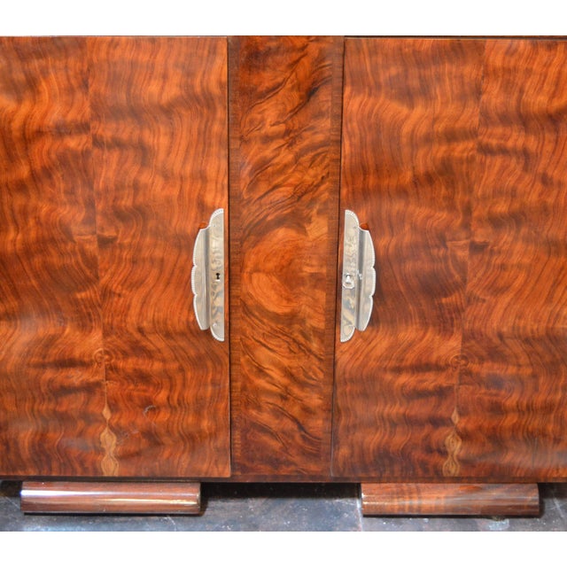 Art Deco Burl Wood Chairish